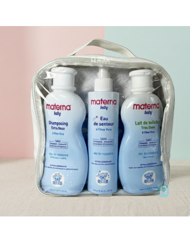 Trousse Bébé Materna : Le Coffret de Soins complet pour Nouveau-né en Tunisie