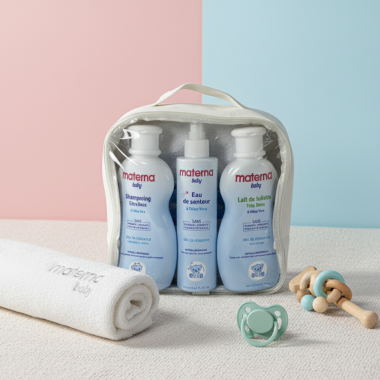 Trousse Bébé Materna : Le Coffret de Soins complet pour Nouveau-né en Tunisie