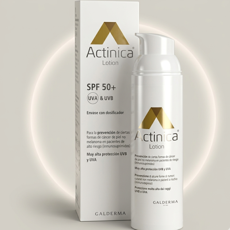 Actinica Lotion SPF 50+ (80 ml) : Haute Protection Solaire Médicale en Tunisie