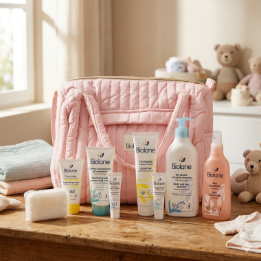 Sac Maternité Biolane Rose : Kit Complet Soins Bébé & Nouveau-Né en Tunisie
