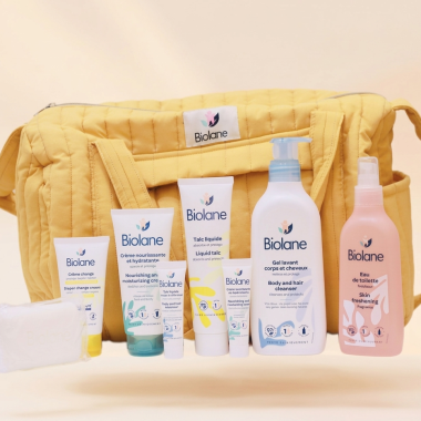 BIOLANE SAC MATERNITE JAUNE — BabyMam