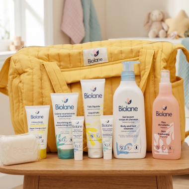 BIOLANE SAC MATERNITE JAUNE — BabyMam