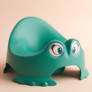 Pot Bébé Rigolo Thermobaby Vert | Ludique & Ergonomique | Babymam
