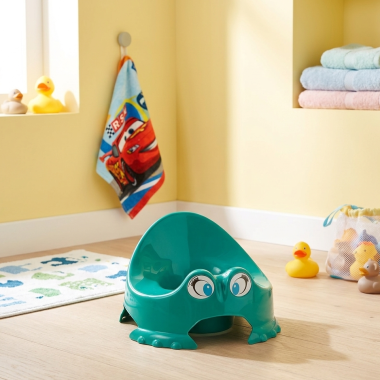 Pot Bébé Rigolo Thermobaby Vert | Ludique & Ergonomique | Babymam