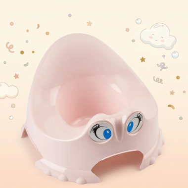 Pot Bébé Rigolo Thermobaby Rose | Ludique & Ergonomique | Babymam