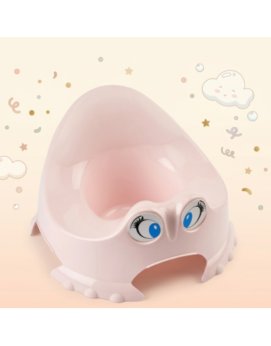 Pot Bébé Rigolo Thermobaby Rose | Ludique & Ergonomique | Babymam