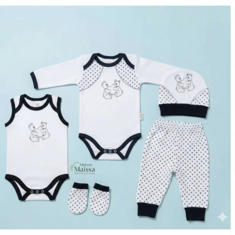 Sortie Clinique Bébé Bleu - Confort & Douceur | Babymam
