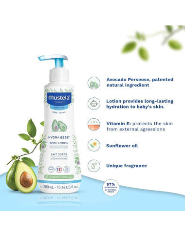 MUSTELA HYDRA BEBE LAIT CORPS 300ML