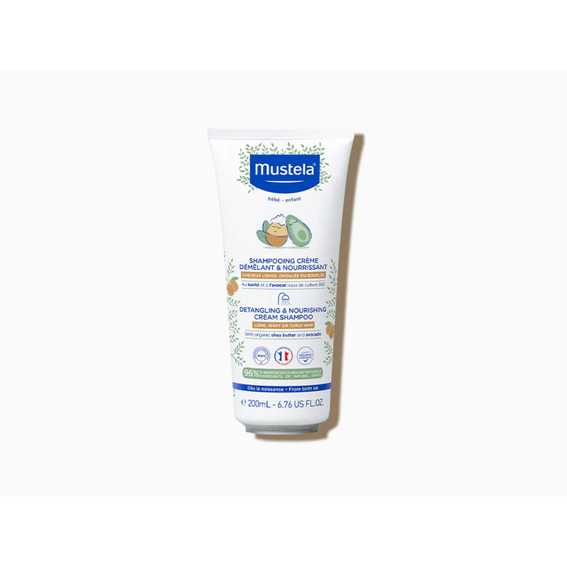MUSTELA SHAMPOING CREME DEMELANT ET NOURRISSANT 200ML