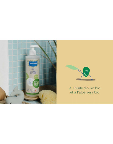MUSTELA BIO GEL LAVANT CHEVEUX ET CORPS 400ML