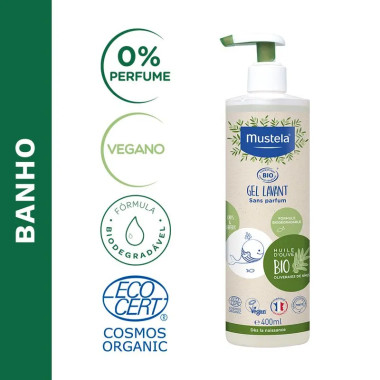 MUSTELA BIO GEL LAVANT CHEVEUX ET CORPS 400ML