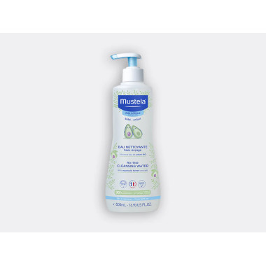 bebe maman mustela eau nettoyant 500ml sans rinçage parfume senteur baby mam