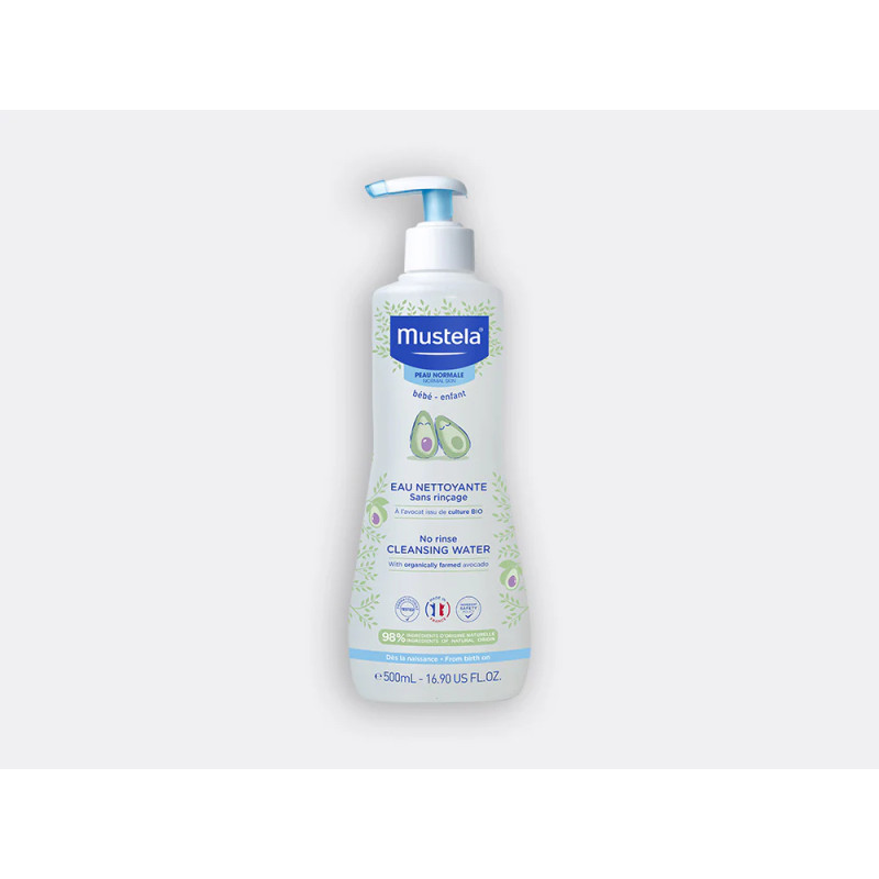 bebe maman mustela eau nettoyant 500ml sans rinçage parfume senteur baby mam