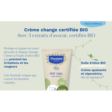 MUSTELA BIO CREME DE CHANGE 75ML