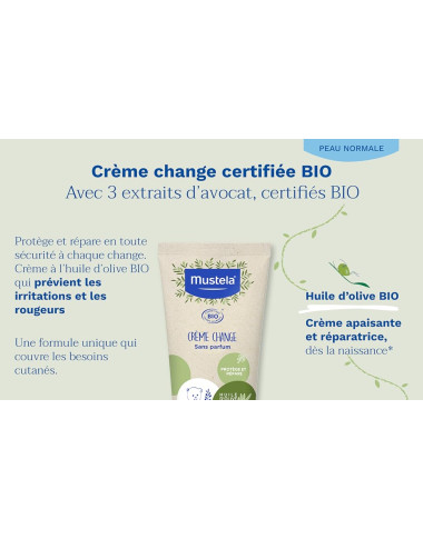 MUSTELA BIO CREME DE CHANGE 75ML