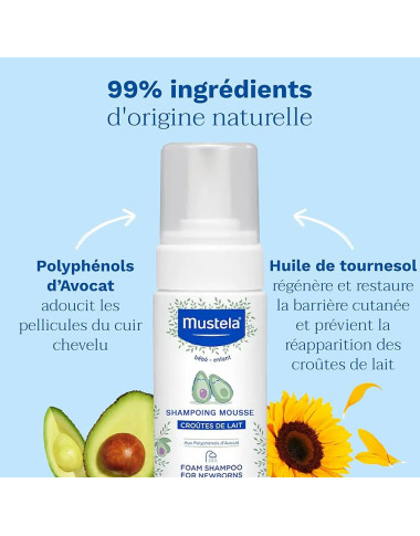 MUSTELA SHAMPOING MOUSSE NOURRISSANT 150ML