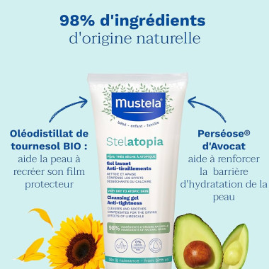 MUSTELA STELATOPIA GEL LAVANT 200ML