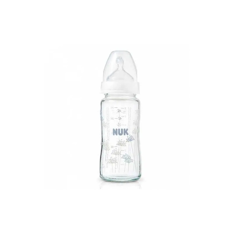 NUK BIBERON EN VERRE FIRST CHOICE 0-6 MOIS 240ML