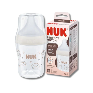 NUK BIBERON PERFECT MATCH EN PLASTIQUE 150ML