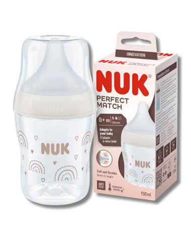 NUK BIBERON PERFECT MATCH EN PLASTIQUE 150ML