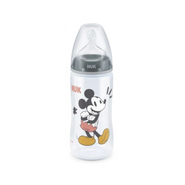 NUK FIRST CHOICE BIBERON MICKEY MOUSE 6-18 MOIS 300ML