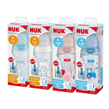 NUK FIRST CHOICE BIBERON TEMPERATURE CONTROLE 0-6M 300ML