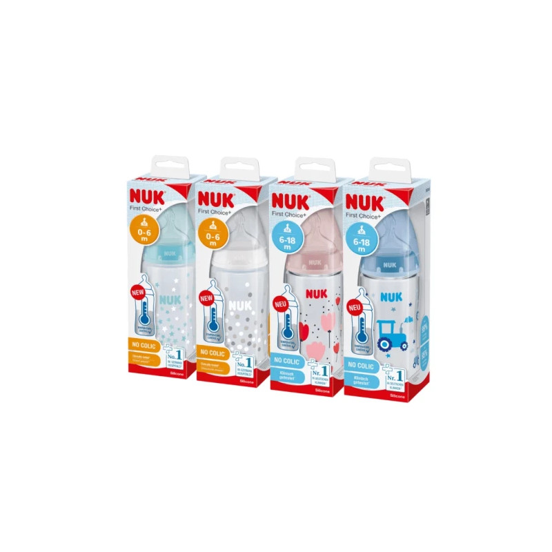 NUK FIRST CHOICE BIBERON TEMPERATURE CONTROLE 0-6M 300ML