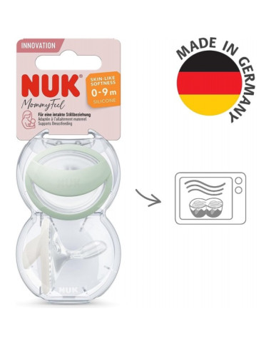 NUK SUCETTES MOMMY FEEL 0-9M BT/2