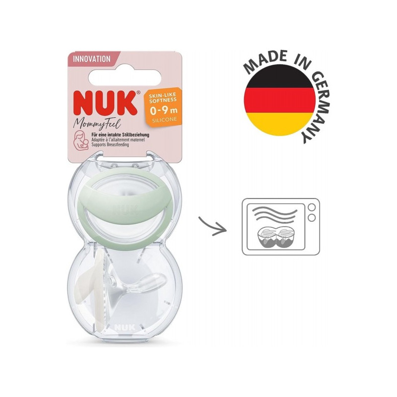 NUK SUCETTES MOMMY FEEL 0-9M BT/2