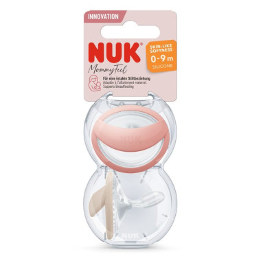 NUK SUCETTES MOMMY FEEL 0-9M BT/2