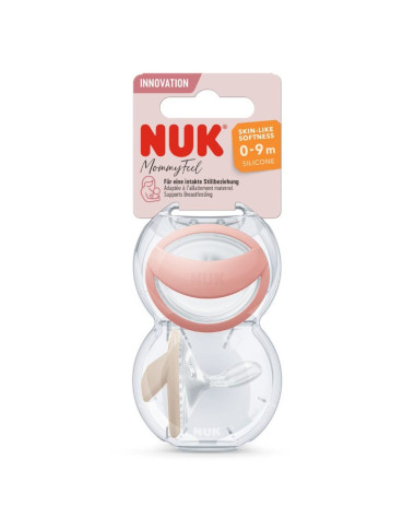 NUK SUCETTES MOMMY FEEL 0-9M BT/2