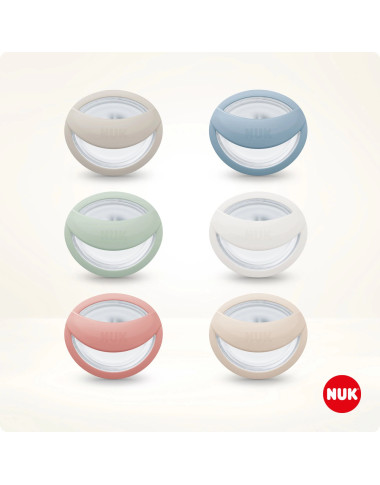 NUK SUCETTES MOMMY FEEL 0-9M BT/2