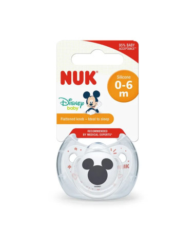 NUK Sucette Mickey Mouse 0‑6 Mois – Bébé Confort Tunisie