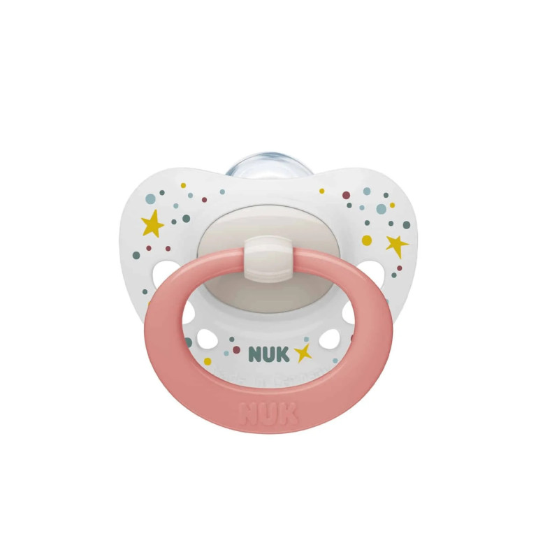 NUK Sucette Star Night Silicone 0‑6 Mois – Bébé Tunisie