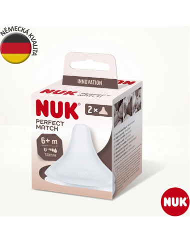 NUK Tétine Perfect Match U 0M+ x2 – Bébé Tunisie