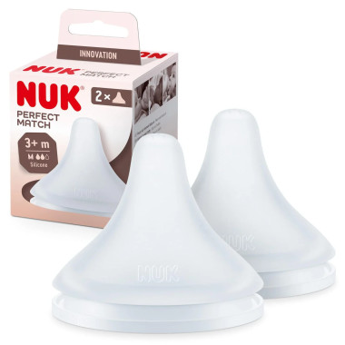 NUK Tétine Perfect Match U 0M+ x2 – Bébé Tunisie