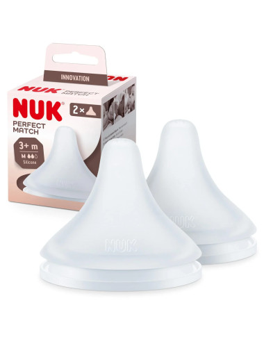 NUK Tétine Perfect Match U 0M+ x2 – Bébé Tunisie