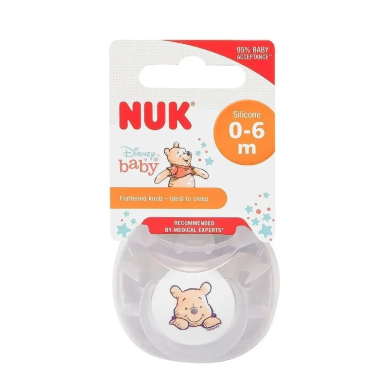 NUK Sucette Winnie 0-6 Mois – Sucette Bébé Tunisie