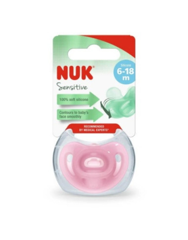 NUK Sucette Sensitive 6-18 Mois – Bébé Confort Tunisie